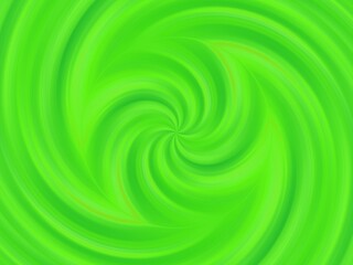 Aufkleber - vortex and rays with green color - abstract graphic with effect of depth of space, motion, rotation,