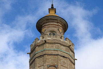 Poster - Medieval architecture detail of the Tower of Gold in Seville, Spain