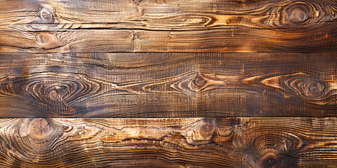 Vintage Wooden Boards Texture, Rough Timber Surface, Rustic Brown Plank Background, Copy Space