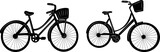Fototapeta Pokój dzieciecy - bicycles silhouette, on white background vector