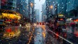 Rain of Light in the Metropolis