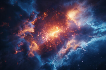 Wall Mural - Pictures of astronauts venturing into outer space. 