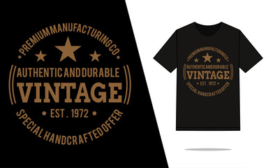 Wall Mural - Vintage Typography T-shirt Design