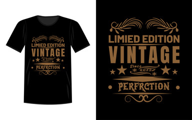 Sticker - Vintage Typography T-shirt Design