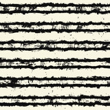 Fototapeta Młodzieżowe - Monochrome Brush Stroke Striped Pattern