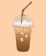 Iced Coffee Cup Cold Coffees Drink