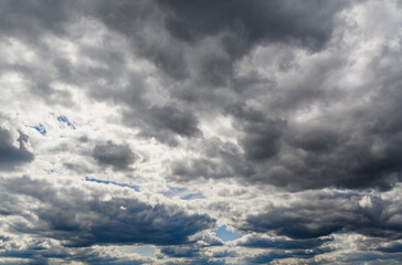 Beautiful wispy clouds against blue sky 2