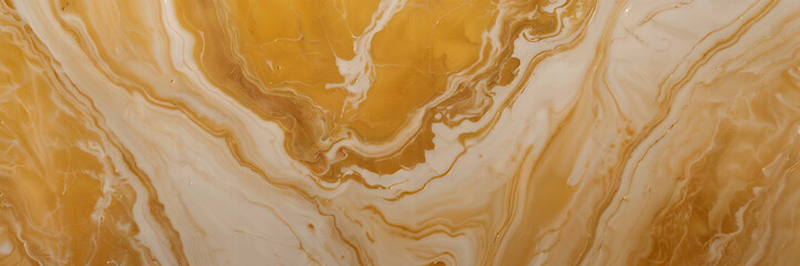 Poster - yellow marble texture use in wall and floor tiles design wallpaper background.