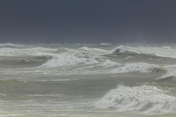 Wall Mural - Beautiful stormy seascape