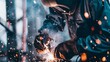© MIKHAIL - Welder Sparks Metal