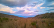 Clouds at dusk in Pisgah National Forest, NC.