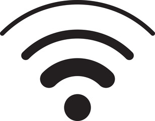 Poster - Wi Fi symbol signal connection. Vector wireless internet technology sign. Wifi network communication icon.