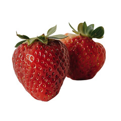 Wall Mural - strawberry isolated on white background
