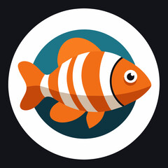 Wall Mural - Discover Stunning Clown Fish Vector Illustrations Perfect for Your Projects