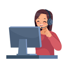 Sticker - customer support call center