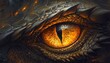 Dragon's eye, a mesmerizing blend of intelligence and primal instinct captured in one piercing gaze 👁️🐉✨