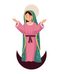 Sticker - guadalupe virgin sacred