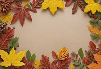 Wall Mural - autumn background concept