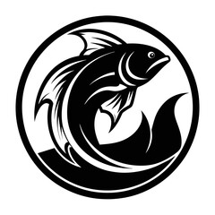 Wall Mural - Stunning Siamese Fighting Fish logo icon Vector Enhancing Your Designs with Striking Graphics