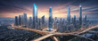 Smart city, society 5.0, digital city concept. Digital Infrasturcture. 
