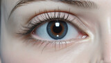 Fototapeta  - female excited eye with wonderful iris
