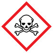 Vector graphic of health hazard sign indicating acute toxicity
