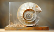 Golden ratio spiral 3D object