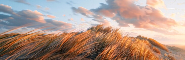 Wall Mural - a of the dunes at sunset