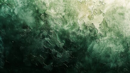 Poster - Capturing a dynamic abstract background with swirling green hues to reflect artistic fluidity