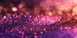 shiny light background of bokeh reflections and glitter Glitter lights abstract background. Defocused bokeh.