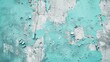 Pastel blue and white concrete stone texture for background in summer wallpaper. Cement and sand wall of tone vintage. Concrete abstract wall of light cyan color - generative ai