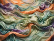 Abstract Silk Fabric Backgrounds with Soothing Rhythmic Patterns.