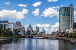 View down the Yarra River, Melbourne, Victoria, Australia