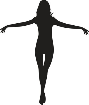 Multiple images of a woman with her arms crossed