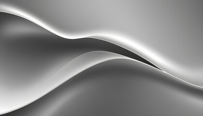Wall Mural - a silver wave hologram background