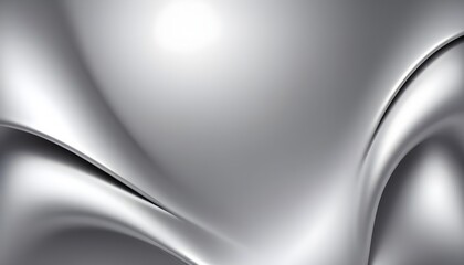 Wall Mural - a silver wave hologram background