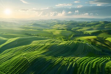 solar and wind power fields: a harmonious union of technology and nature in renewable energy product