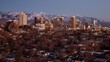 View of Salt Lake City Skyline at Dusk