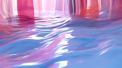Digital technology transparent colorful water abstract graphics poster web page PPT background with generative
