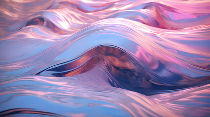 Digital technology transparent colorful water abstract graphics poster web page PPT background with generative