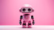 © ALA - Pink robot on pink background