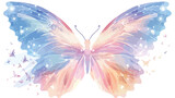 Fototapeta Motyle - Dreamy fantasy magical butterflies highly detailed but