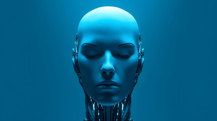 Digital technology artificial intelligence computer abstract graphic poster web page PPT background with generative