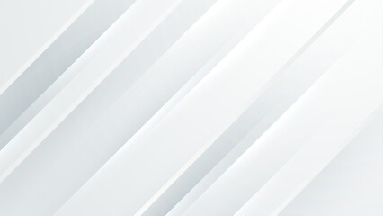 Wall Mural - white vector gradient abstract background with shapes elements