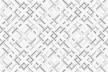 Wall Mural - Modern Stylish Halftone Texture. Endless Abstract Background With Random Size Circles. Vector Seamless Mosaic Pattern.