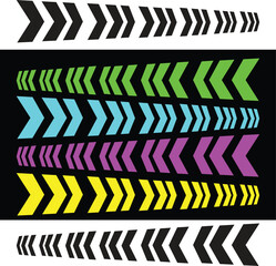 Poster - arrow icon vector set.