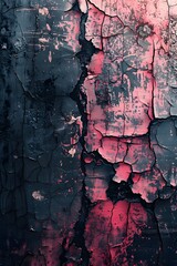 a grunge pink with dark background