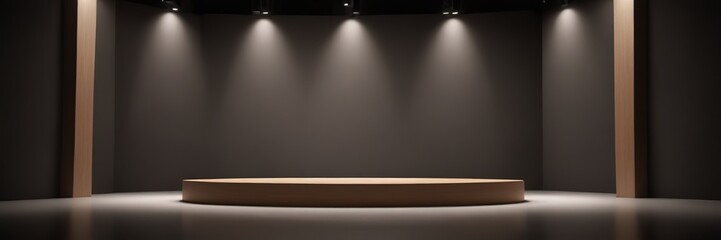 Wall Mural - spotlight on stage