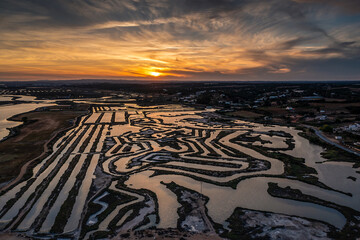 Poster - Aerial View over Isla Cristina, Province of Huelva, Spain