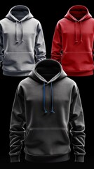 Poster - Mockups that showcase different customization options for the hoodie mockup